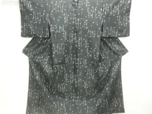 枝花模様小紋着物